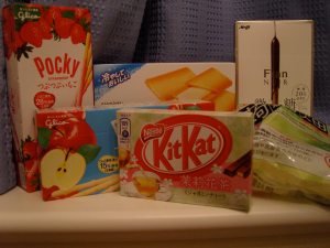 Strawberry Pocky, Apple Yogurt Pocky, Jasmine Kit Kat, Dark Choco Pocky, and MORE